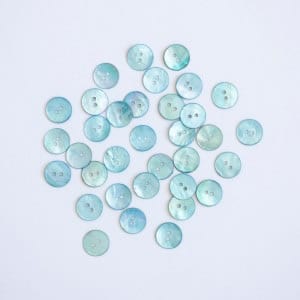 Hand Dyed Shell buttons by the Woven in Eggshell