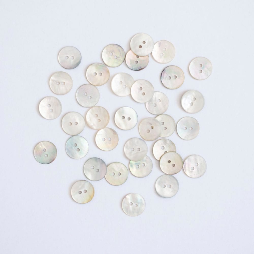 Natural Shell buttons by the Woven