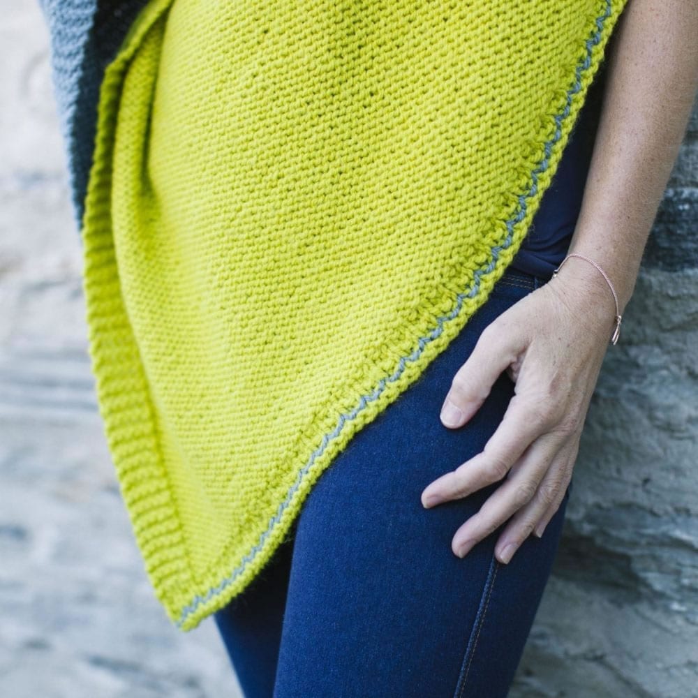 Jeanette Poncho Knit Kit in Sumptuous