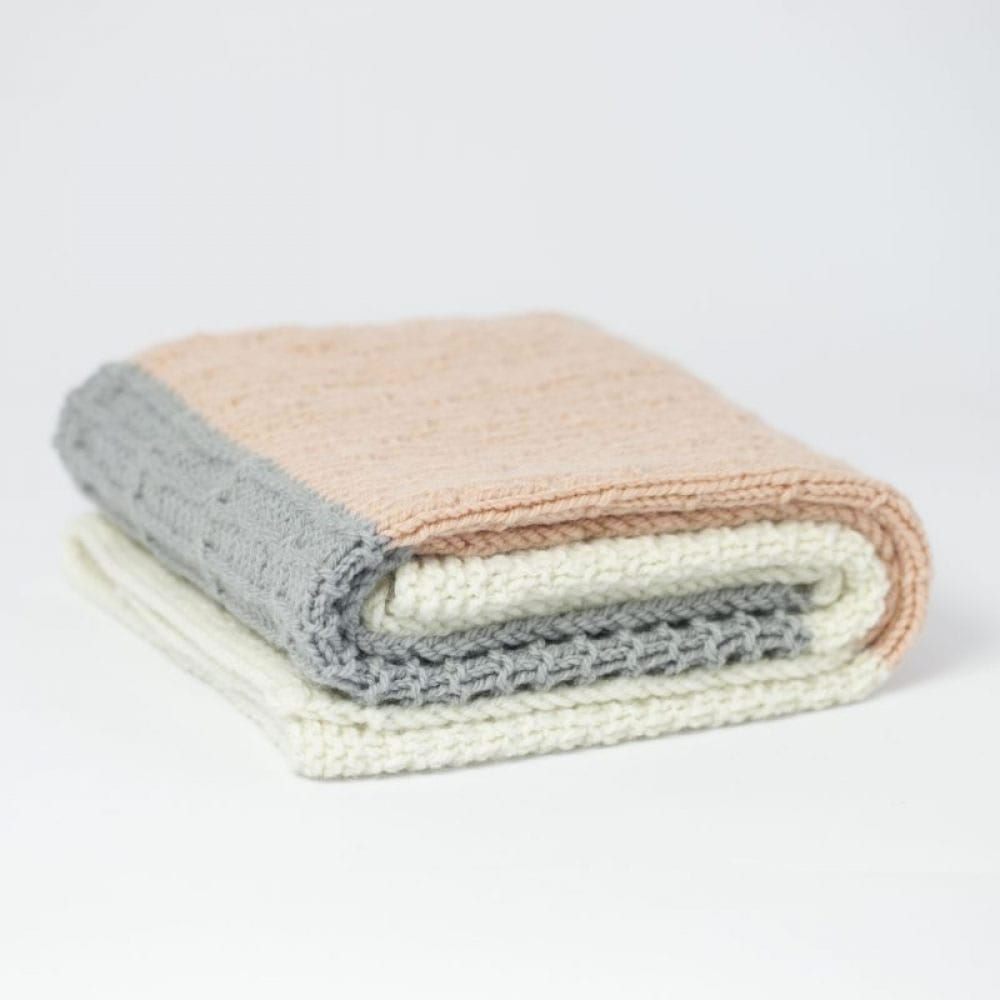 Textured Knit Blanket in Sumptuous