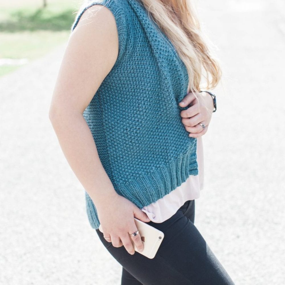 Slouchy Sunday Vest in Sumptuous