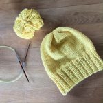 Basic Beanie Free Knitting Pattern by The Woven Co