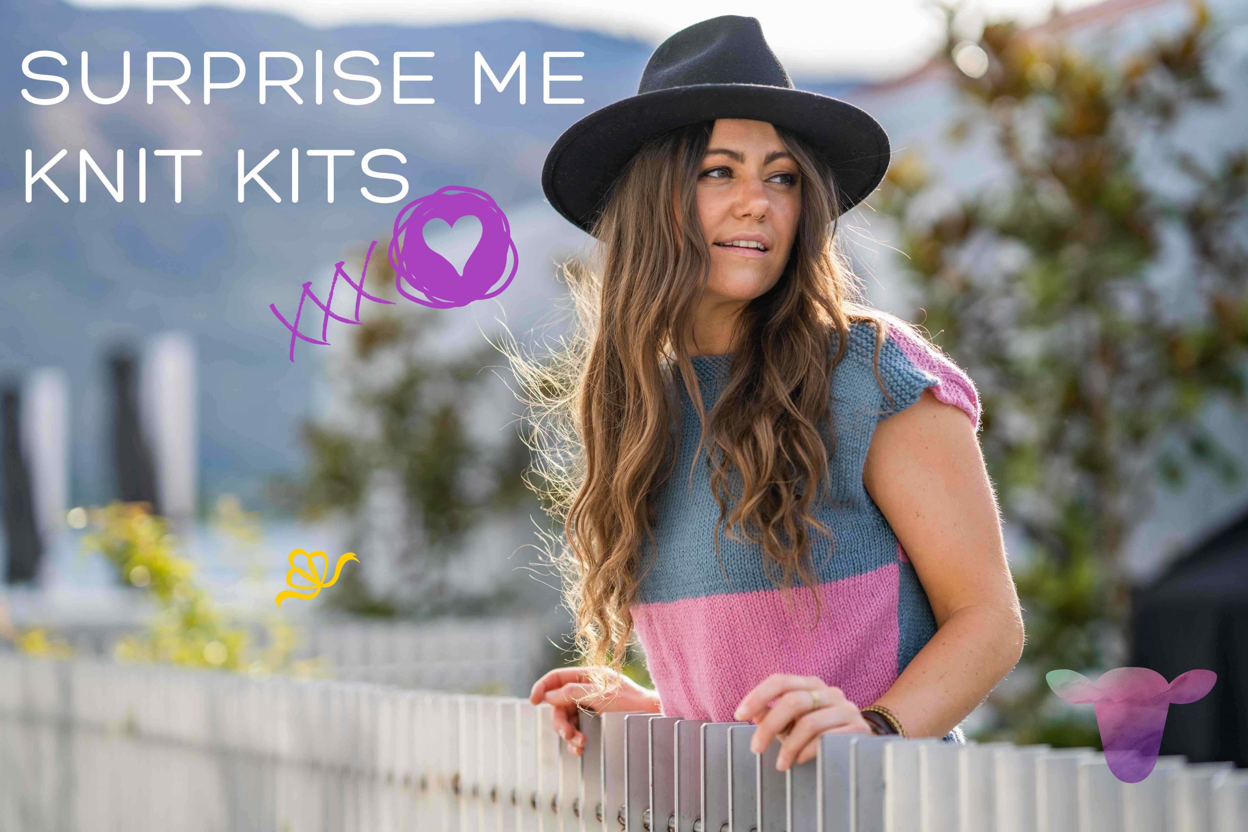 surprise me knit kits by the woven co