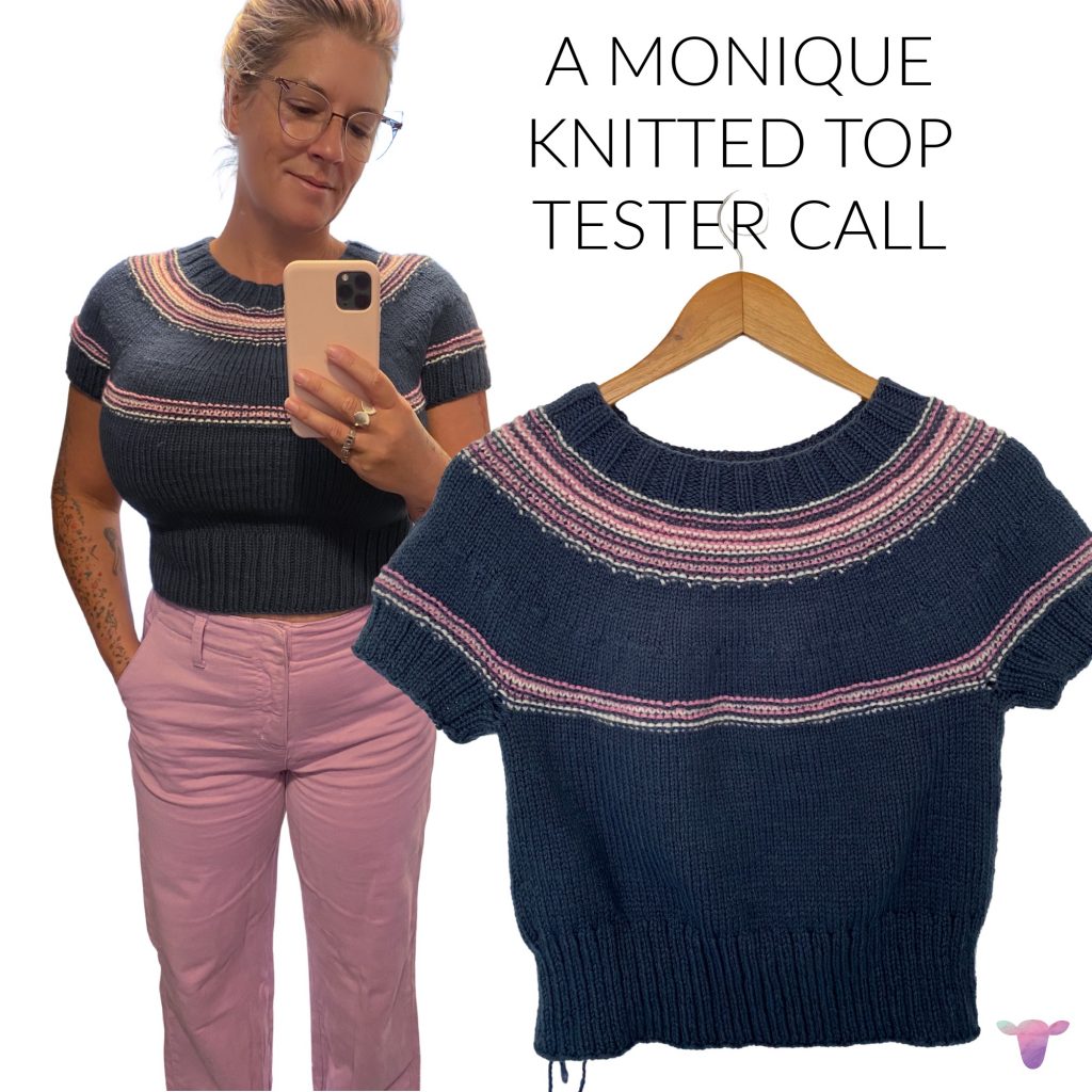 Pattern Tester Call - A Monique Knitted Top