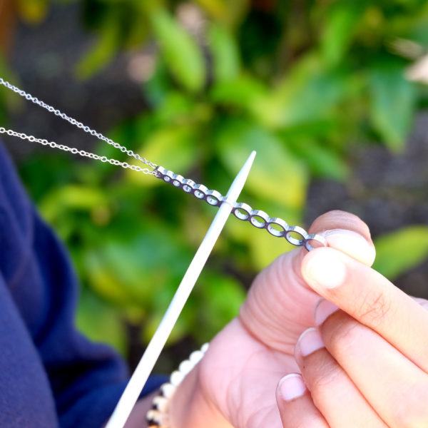 Needle Gauge Necklace