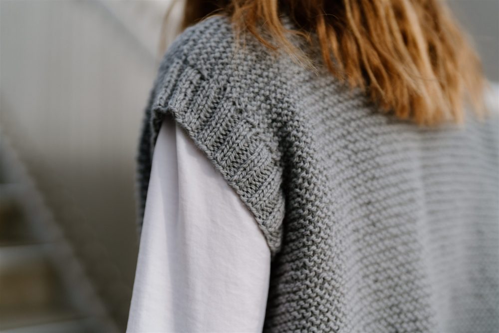 Slouchy Sunday Vest Knit Kit by The Woven Co