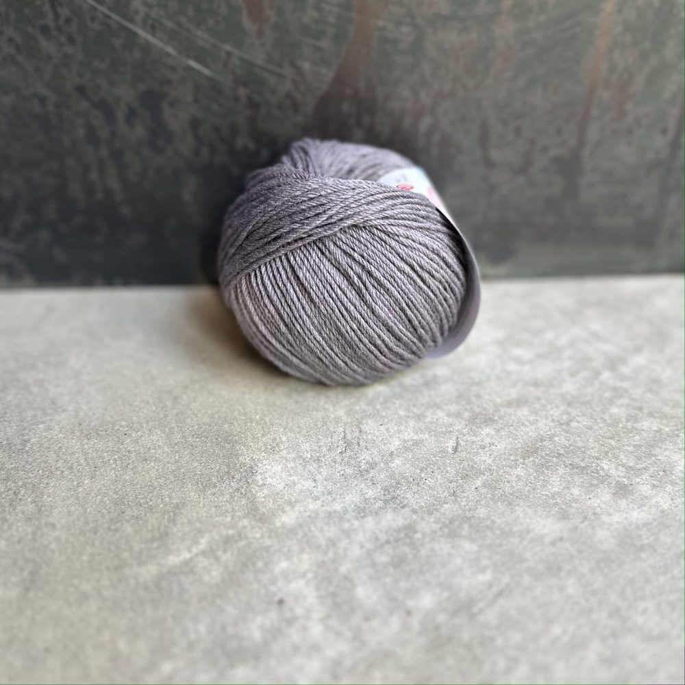 Graphite Smooth + Silky Merino Knitting yarn by the Woven Co